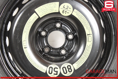 10-17 Mercedes W207 E400 C250 Coupe Donut Spare Tire Wheel Rim 135 80 17" OEM
