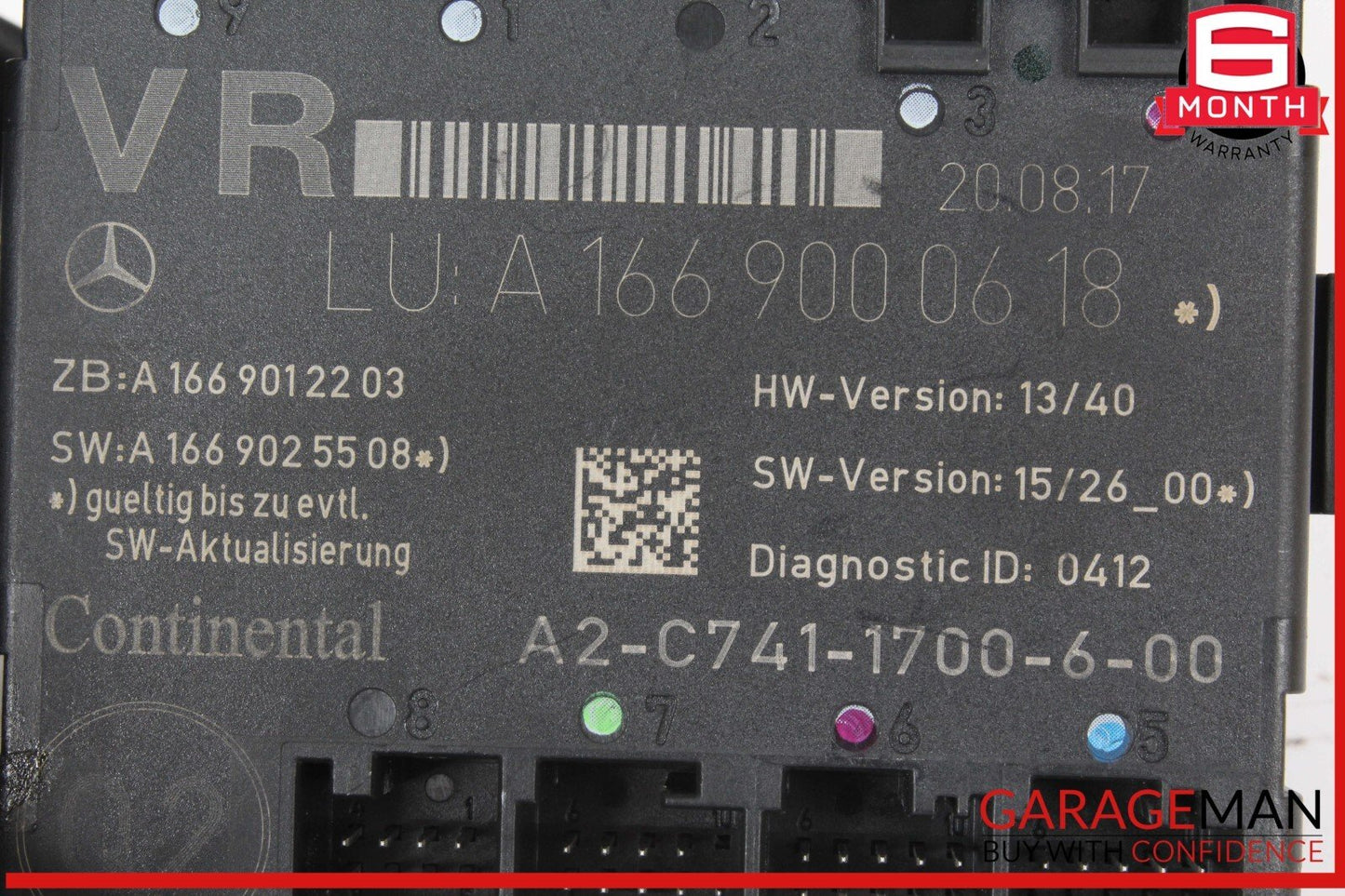 12-20 Mercedes W117 CLA250 GLA250 ML350 Front Right Side Door Control Module OEM