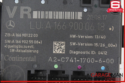 12-20 Mercedes W117 CLA250 GLA250 ML350 Front Right Side Door Control Module OEM