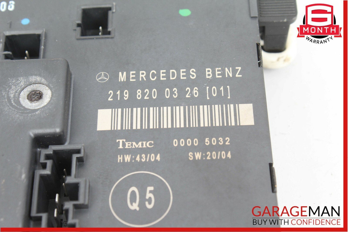 06-11 Mercedes W219 CLS550 CLS500 Rear Right Passenger Side Door Control Module