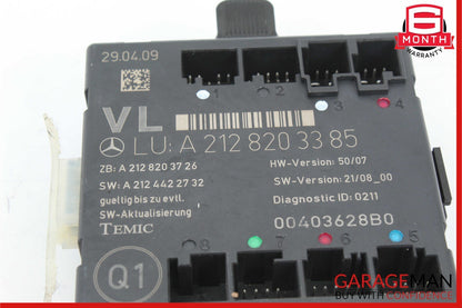 08-18 Mercedes W212 E350 SLK350 E400 E350 Front Left Side Door Control Module