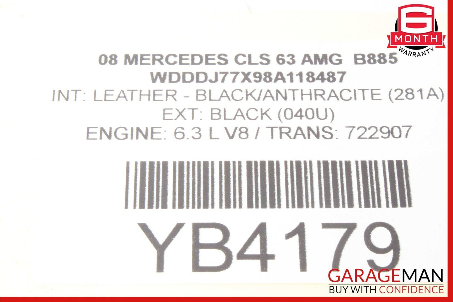 03-12 Mercedes W219 CLS63 AMG E350 Front Right Side Seat Control Module OEM