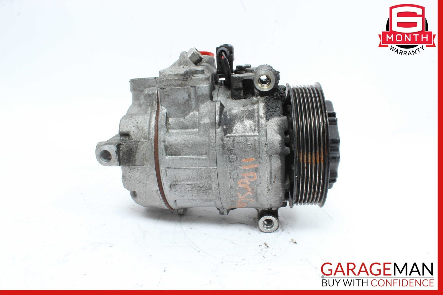 11-17 Porsche Cayenne S 958 AC A/C Air Conditioning Compressor Pump Assembly OEM