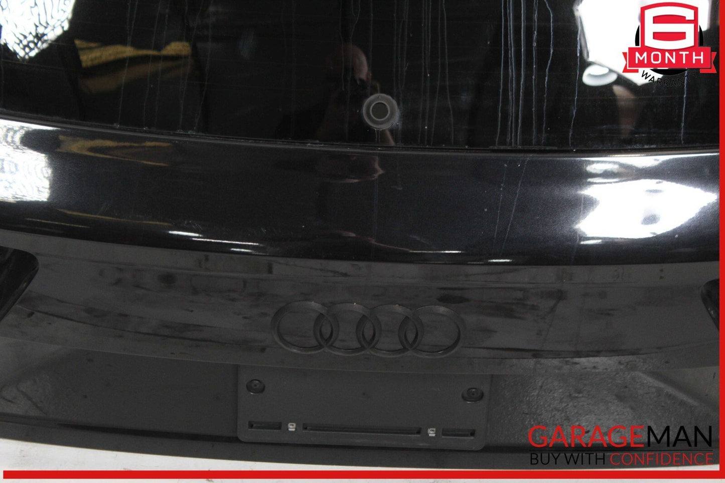 17-19 Audi Q7 Trunk Lid Liftgate Tailgate Hatch Shell Black OEM