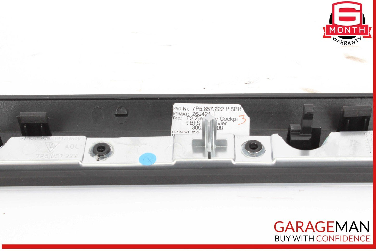 11-18 Porsche Cayenne 958 Front Right Side Dash Dashboard Trim Cover OEM