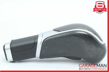 14-17 Maserati Ghibli Floor Gear Shift Shifter Knob Leather Black OEM