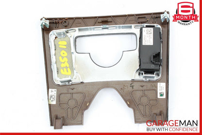 10-13 Mercedes W212 E350 E400 E550 Center Console Switch Trim Cover Bezel Wood