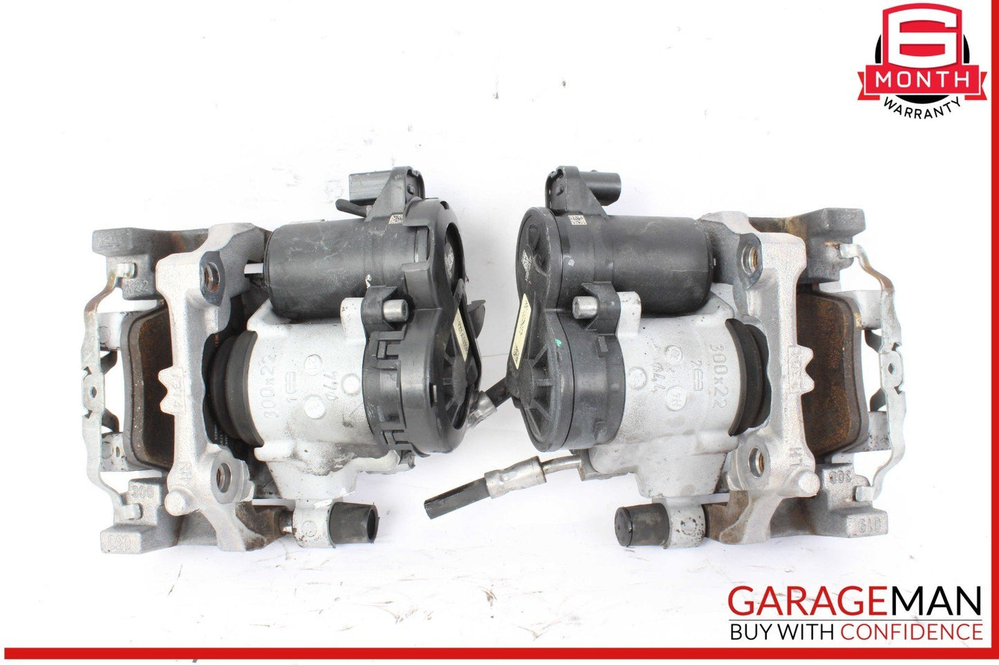 15-22 Mercedes W205 C300 C400 Rear Right & Left Side Brake Calipers Set of 2 Pc