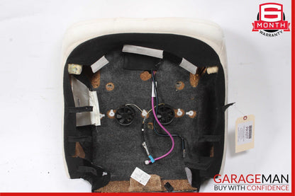 08-13 Mercedes W221 S63 AMG Front Right / Left Side Top Upper Seat Cushion White