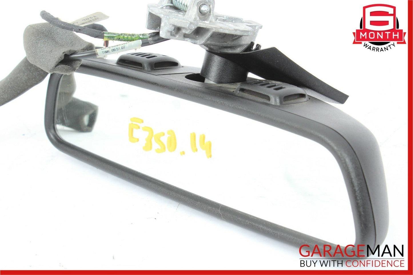 10-16 Mercedes W212 E350 E400 Coupe Interior Rear View Mirror Black 2048104217