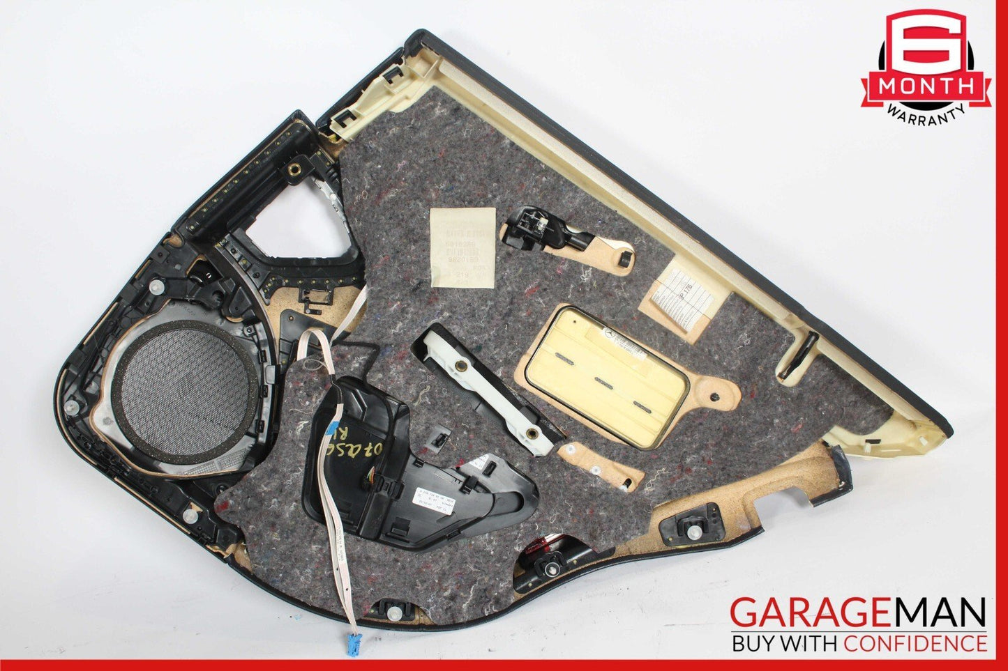 06-11 Mercedes W219 CLS63 AMG CLS55 Rear Left Interior Door Panel Assy Black