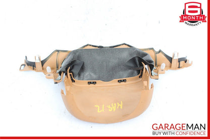 10-16 Porsche Panamera 970 Steering Column Upper Trim Panel Housing Cover Brown