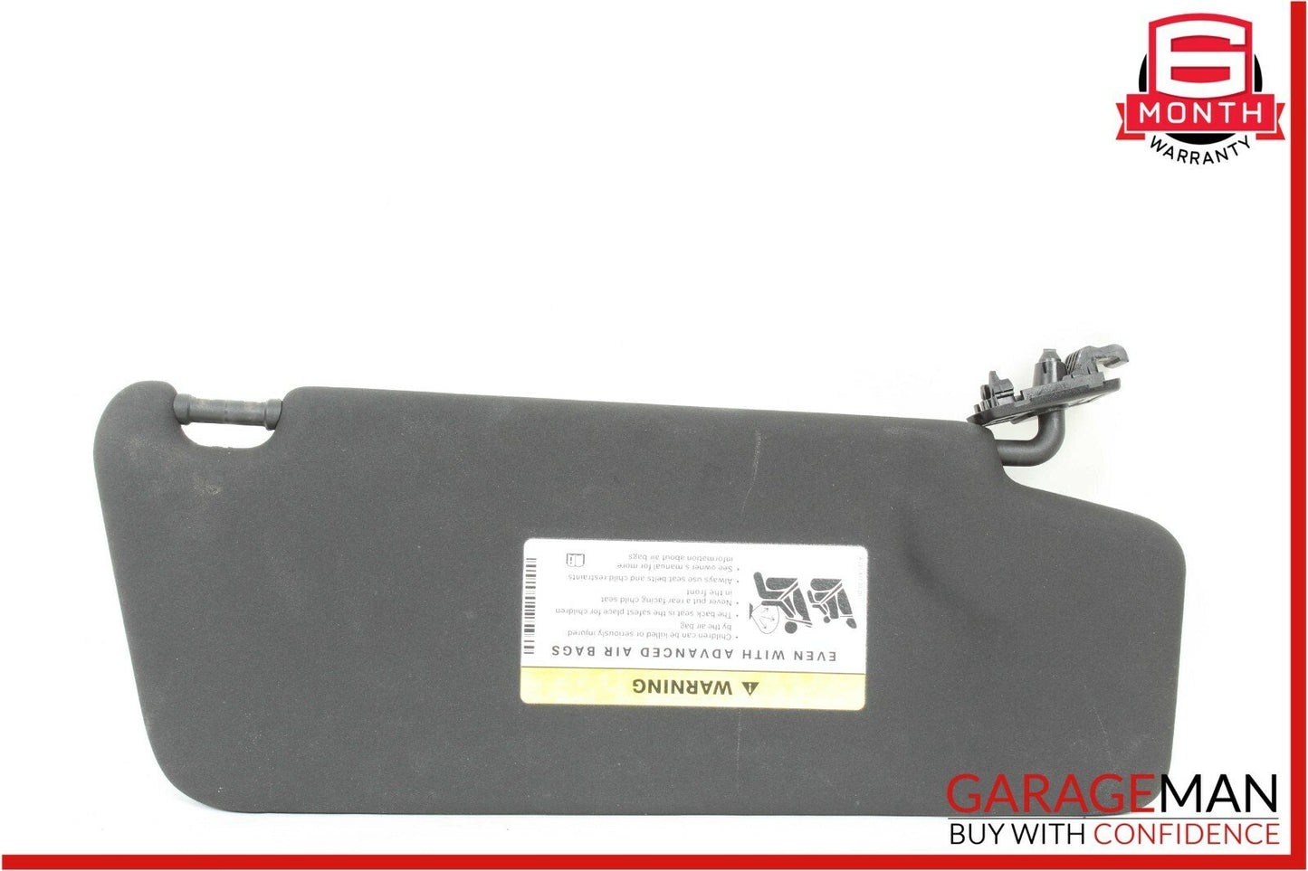 08-14 Mercedes W204 C250 C300 Front Left Side Sun Visor Sunvisor Shade Black OEM