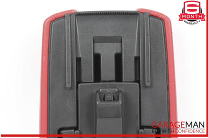 19-24 Porsche Macan 95B Front Center Console Armrest Arm Rest Red OEM