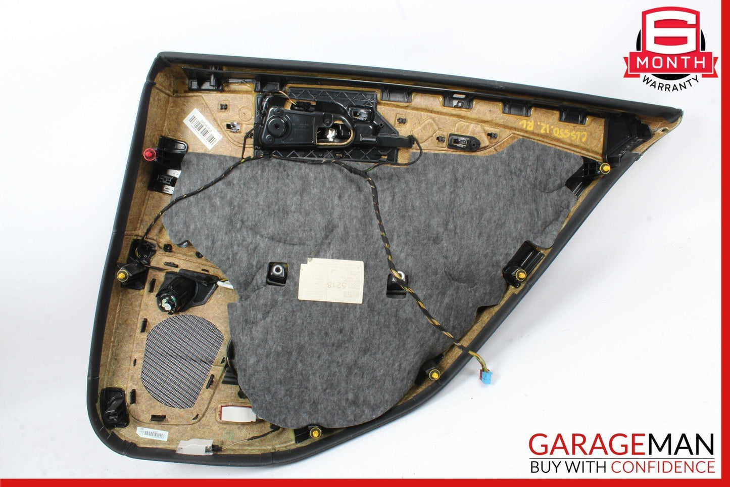 12-14 Mercedes W218 CLS550 Rear Left Side Interior Door Panel Cover Assy Black