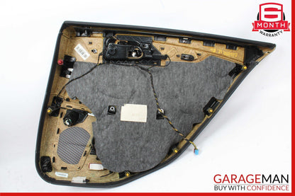 12-14 Mercedes W218 CLS550 Rear Left Side Interior Door Panel Cover Assy Black