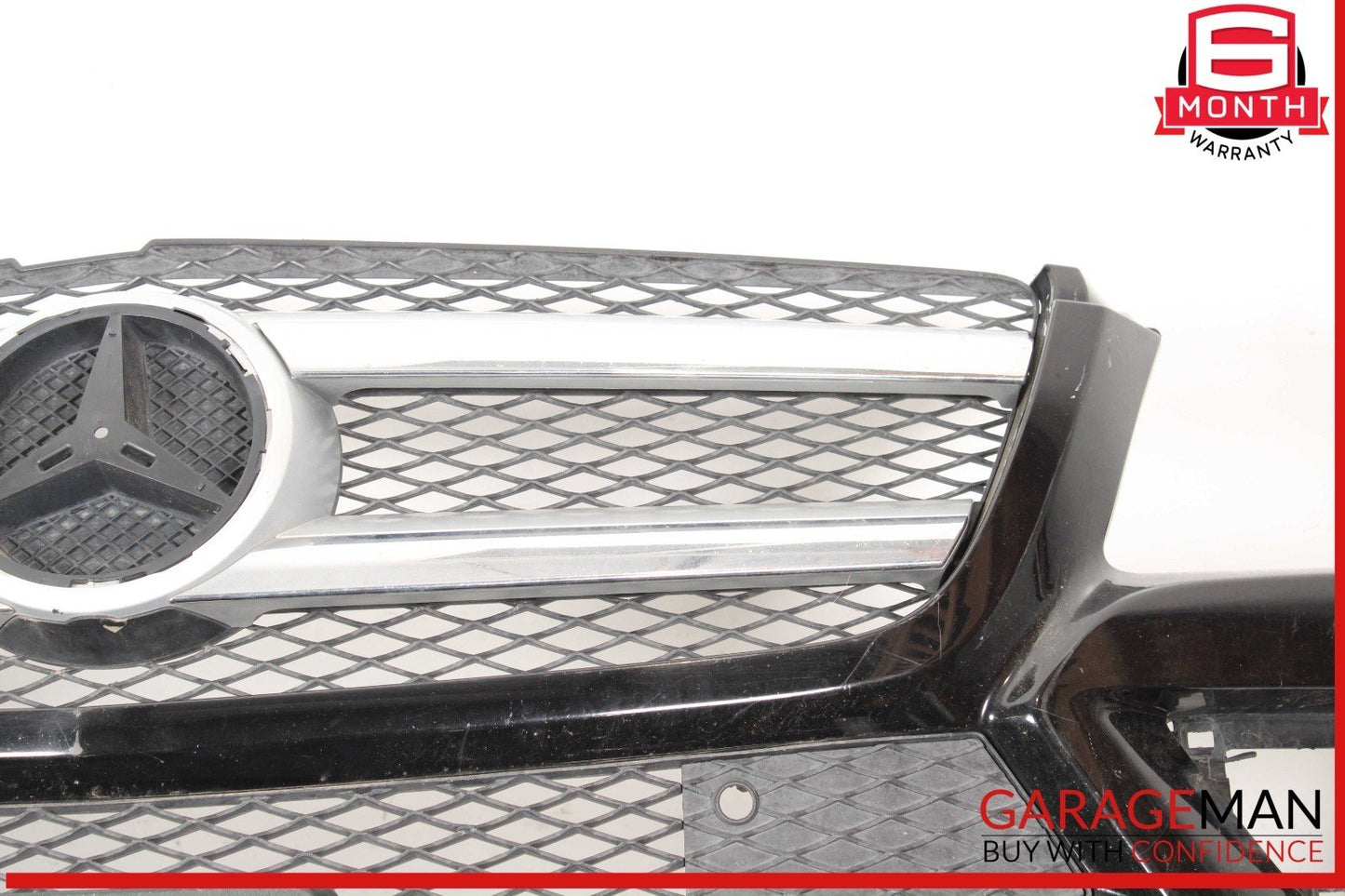 13-16 Mercedes X166 GL450 Base Front Bumper Cover Grille Trim Assembly OEM