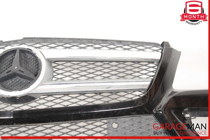 13-16 Mercedes X166 GL450 Base Front Bumper Cover Grille Trim Assembly OEM