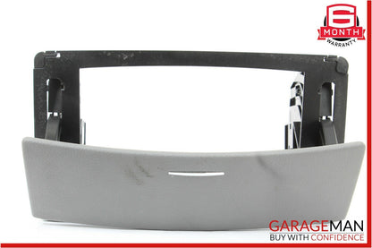 07-13 Mercedes W221 S550 Center Console Dashboard CD Player Trim Cover Grey
