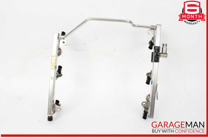 05-12 Mercedes W204 C300 E350 SLK300 Fuel Injector Rail w/ Fuel Injectors OEM