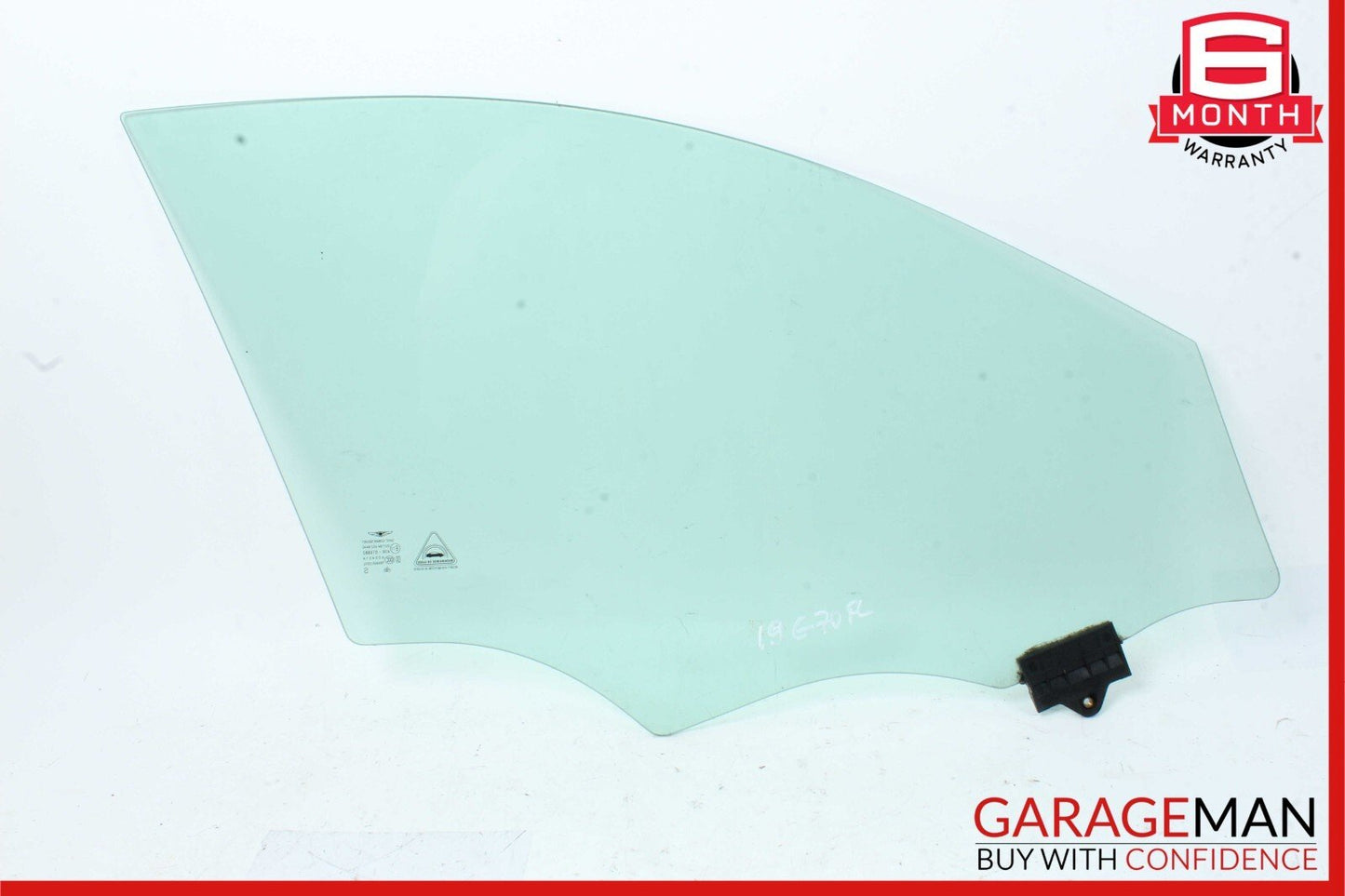 19-22 Genesis G70 Front Left Driver Side Door Window Glass OEM