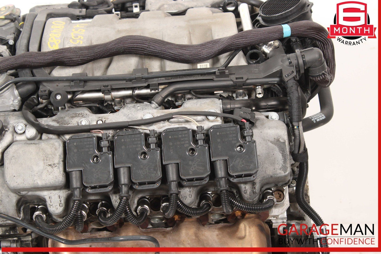 03-06 Mercedes R230 SL500 RWD Engine Motor Block Assembly OEM 197k