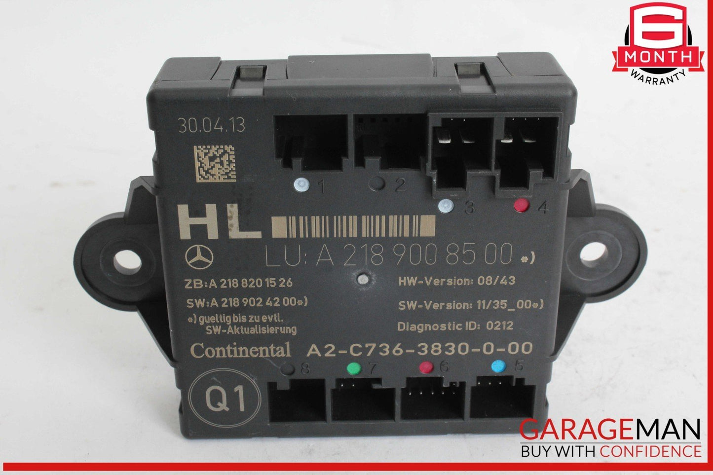 08-18 Mercedes W212 E350 CLS500 C250 Rear Left Side Door Control Module Unit OEM