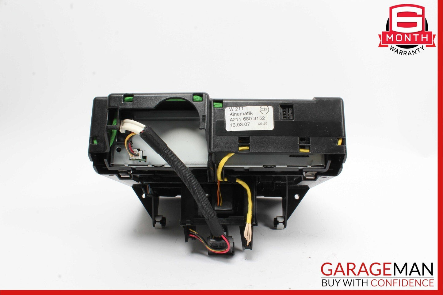 03-09 Mercedes W211 E500 CLS500 Heated Seat Hazard Light Control Switch Wood