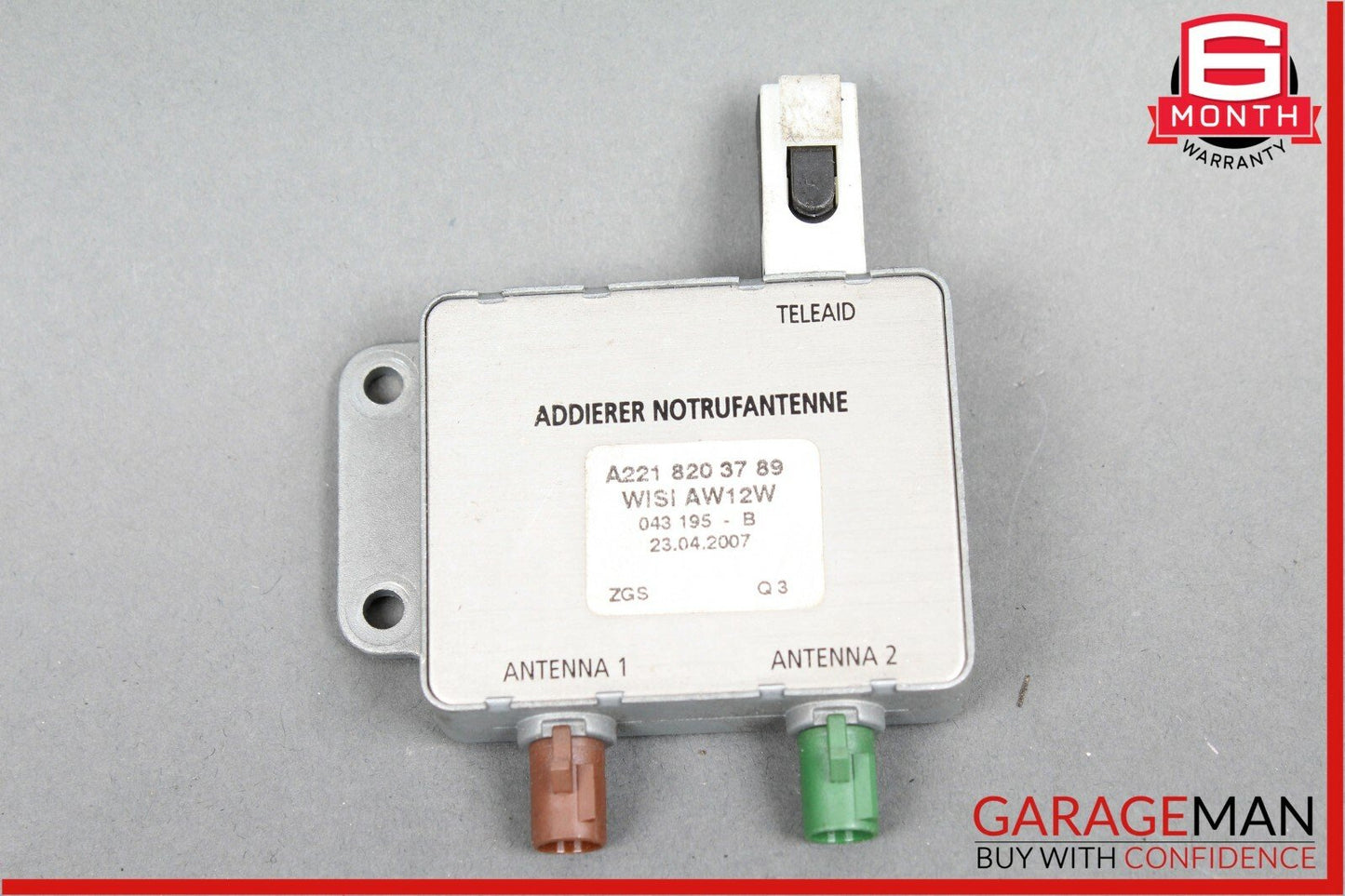 07-13 Mercedes W221 S550 CL550 Antenna Amplifier AMP Splitter Module OEM