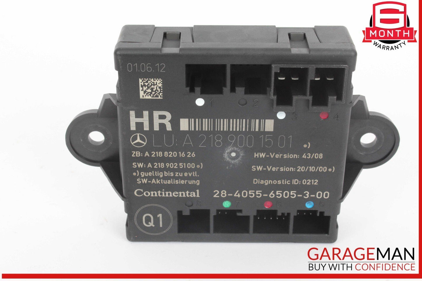 08-18 Mercedes W212 E350 C300 E250 CLS500 Rear Right Door Control Module Unit
