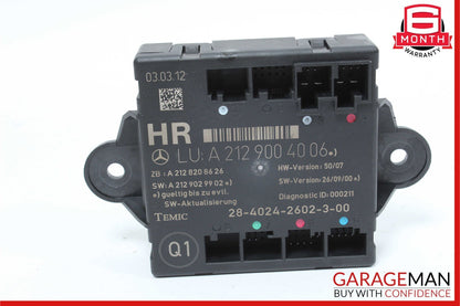 08-18 Mercedes X204 GLK350 C250 Rear Right Side Door Control Module Unit OEM