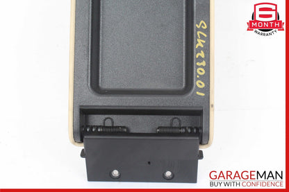 97-04 Mercedes R170 SLK230 Center Console Arm Rest Storage Cover Lid Beige OEM