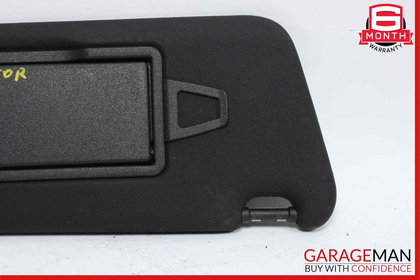 08-14 Mercedes W204 C350 Front Right Passenger Sun Visor Sunvisor Shade Black