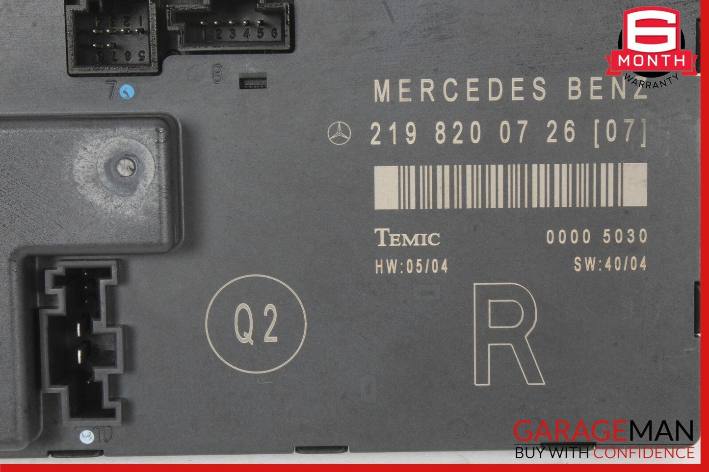 06-11 Mercedes W219 CLS550 CLS500 Front Right Door Control Module 2198200726 OEM