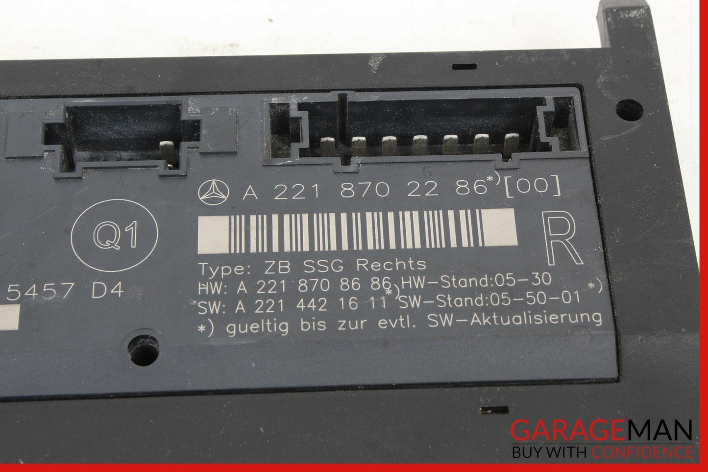 07-09 Mercedes W221 S550 Front Right Passenger Side Under Seat Control Unit Q1