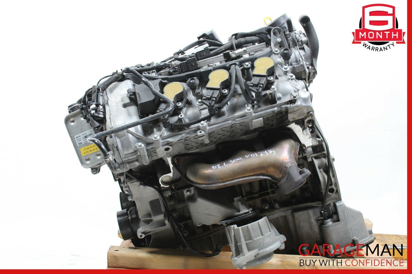 08-11 Mercedes W204 C300 3.0L V6 Engine Motor Block Assembly OEM 143k