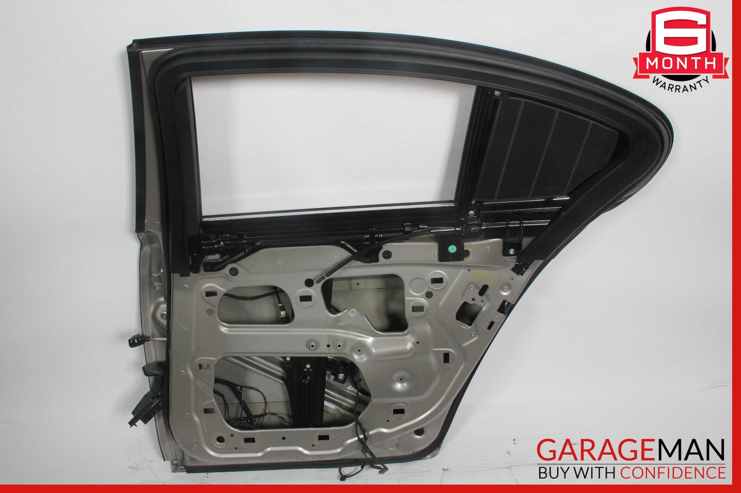09-15 BMW 750i 750Li Rear Right Exterior Door Shell Panel Silver OEM