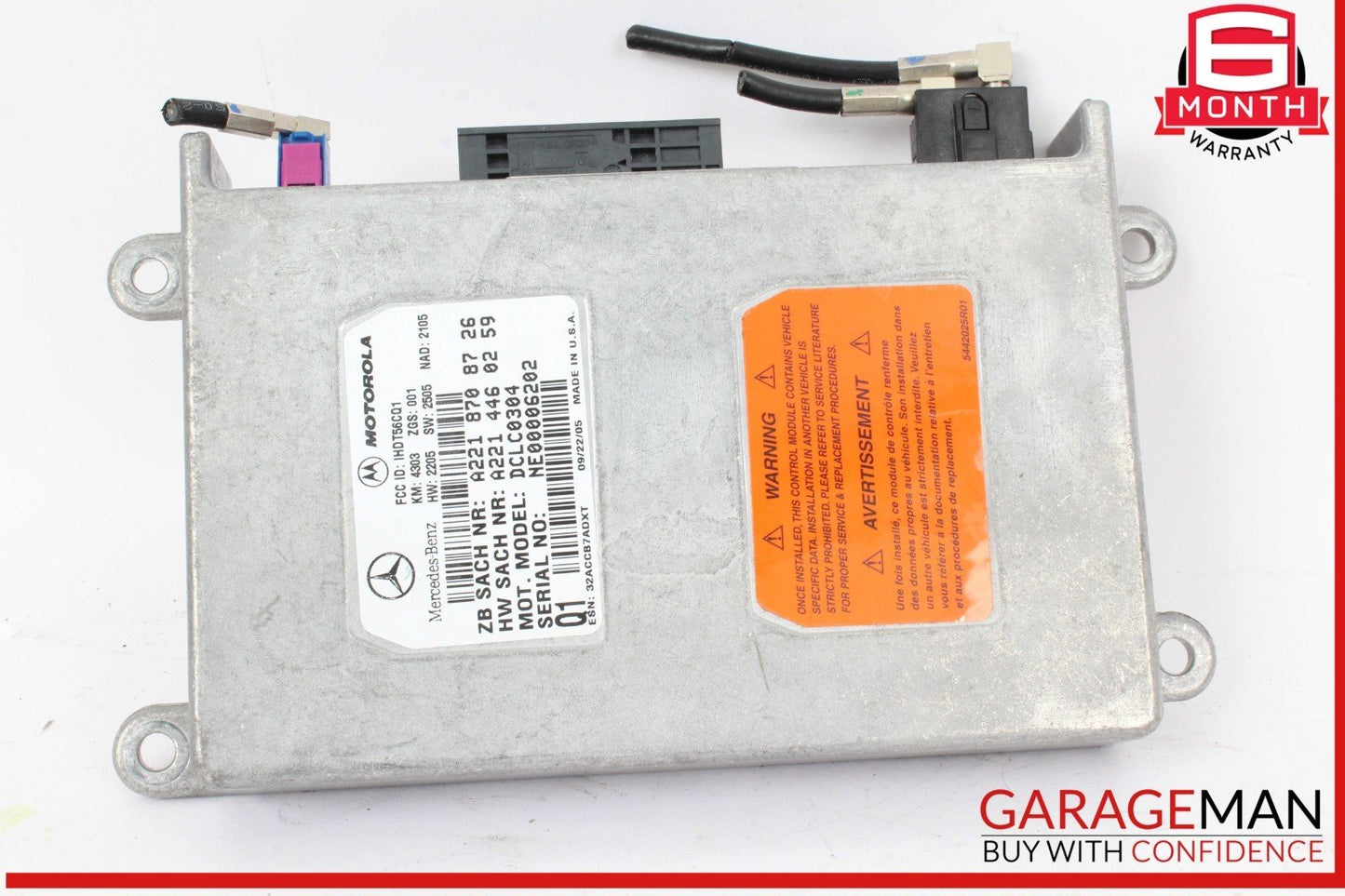 06-12 Mercedes W221 S550 Voice Communication Control Module Unit OEM