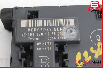 01-07 Mercedes W203 C230 C320 Front Right Door Control Module 2038201285 OEM