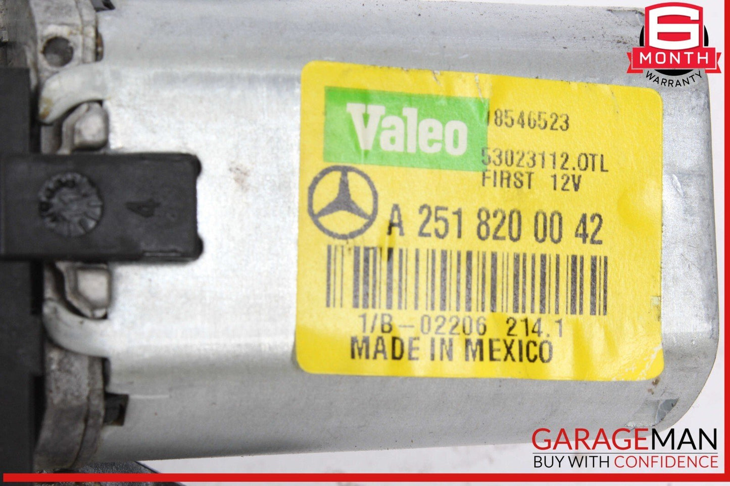 06-19 Mercedes X164 GL450 4MATIC Rear Glass Windshield Wiper Motor 2518200042