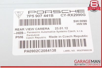 11-17 Porsche Cayenne S 958 Rear View Camera Control Module Unit 7P5907441B OEM