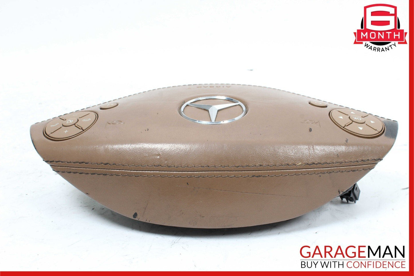 10-14 Mercedes W216 CL550 S550 Steering Wheel Airbag Air Bag Assembly Brown