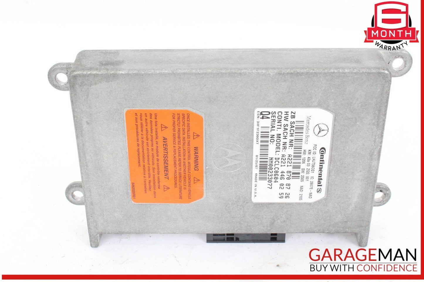 Mercedes W209 CLK350 ML350 Voice Communication Control Module 2218708726 OEM