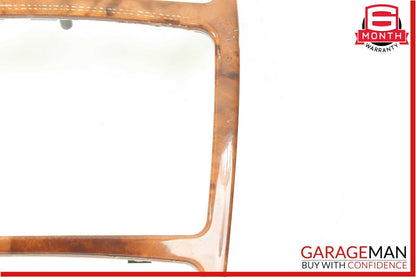 03-04 Mercedes W209 CLK55 AMG CLK500 Center Console Trim Cover Bezel Wood OEM