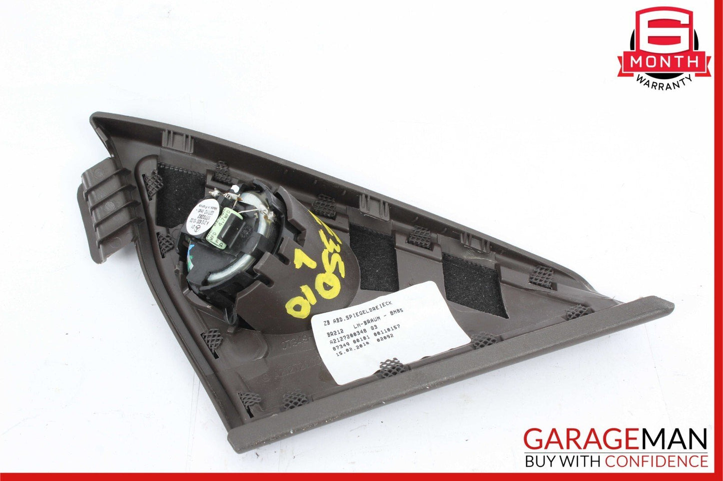 10-16 Mercedes W212 E350 Front Left Side Door Panel Tweeter Speaker Cover OEM