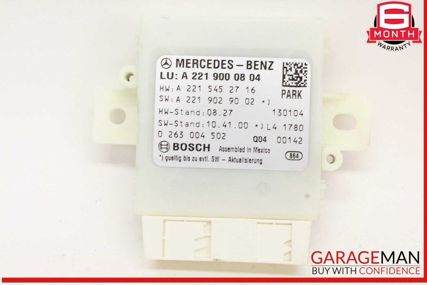 10-13 Mercedes W221 S550 S400 Park Assist Parktronic Sensor Module Control OEM