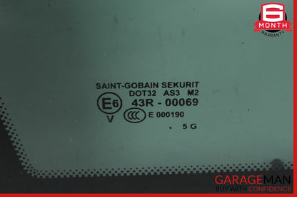 03-06 Porsche Cayenne 955 Rear Left Driver Side Quarter Window Glass Panel White