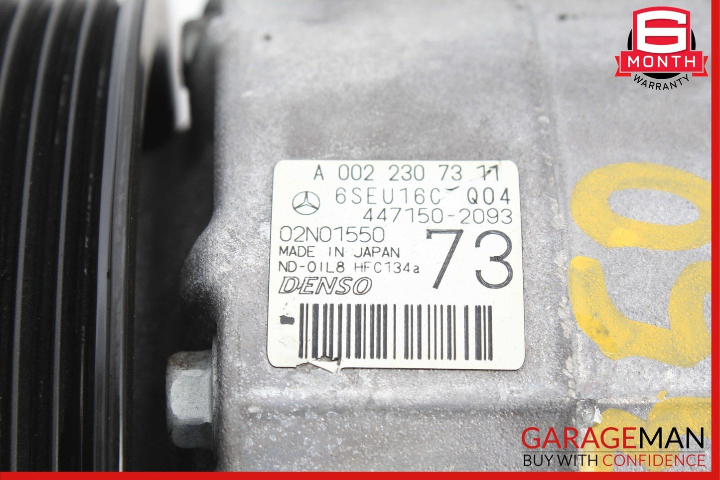 10-16 Mercedes R172 SLK350 E350 AC A/C Air Conditioning Compressor Pump OEM
