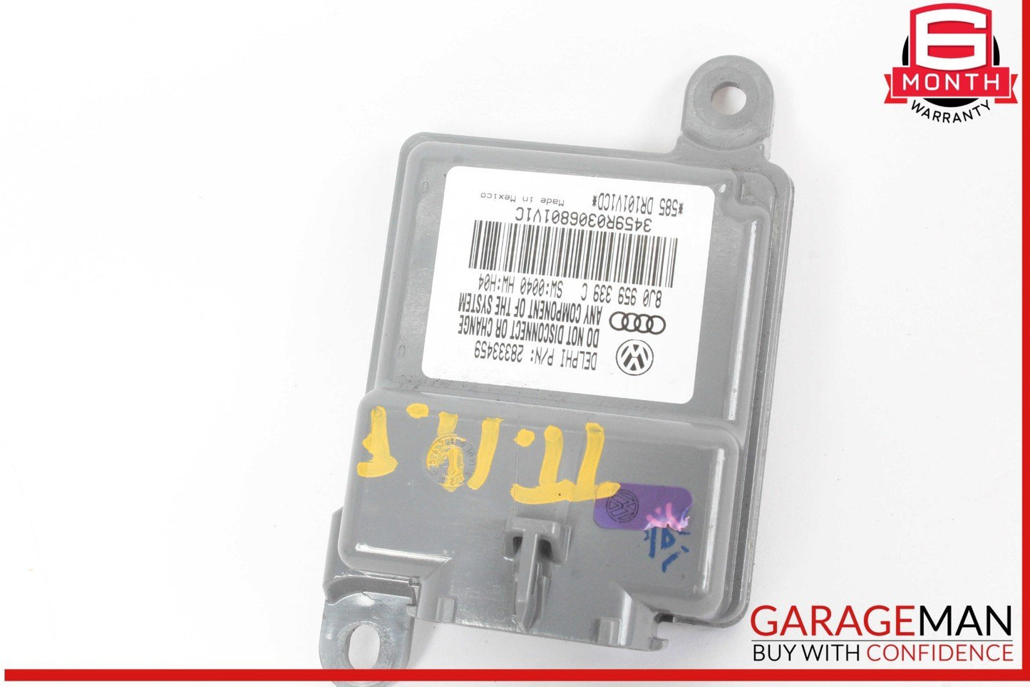 08-14 Audi TT Front Right Passenger Side Seat Occupant Sensor Module OEM