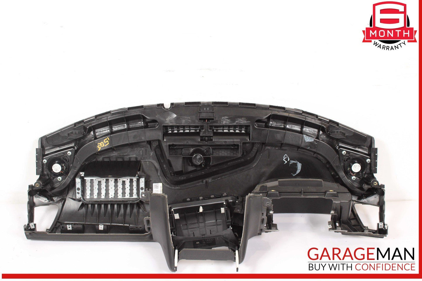 09-17 Audi Q5 Front Dash Dashboard Instrument Panel Cover Trim Assembly Black